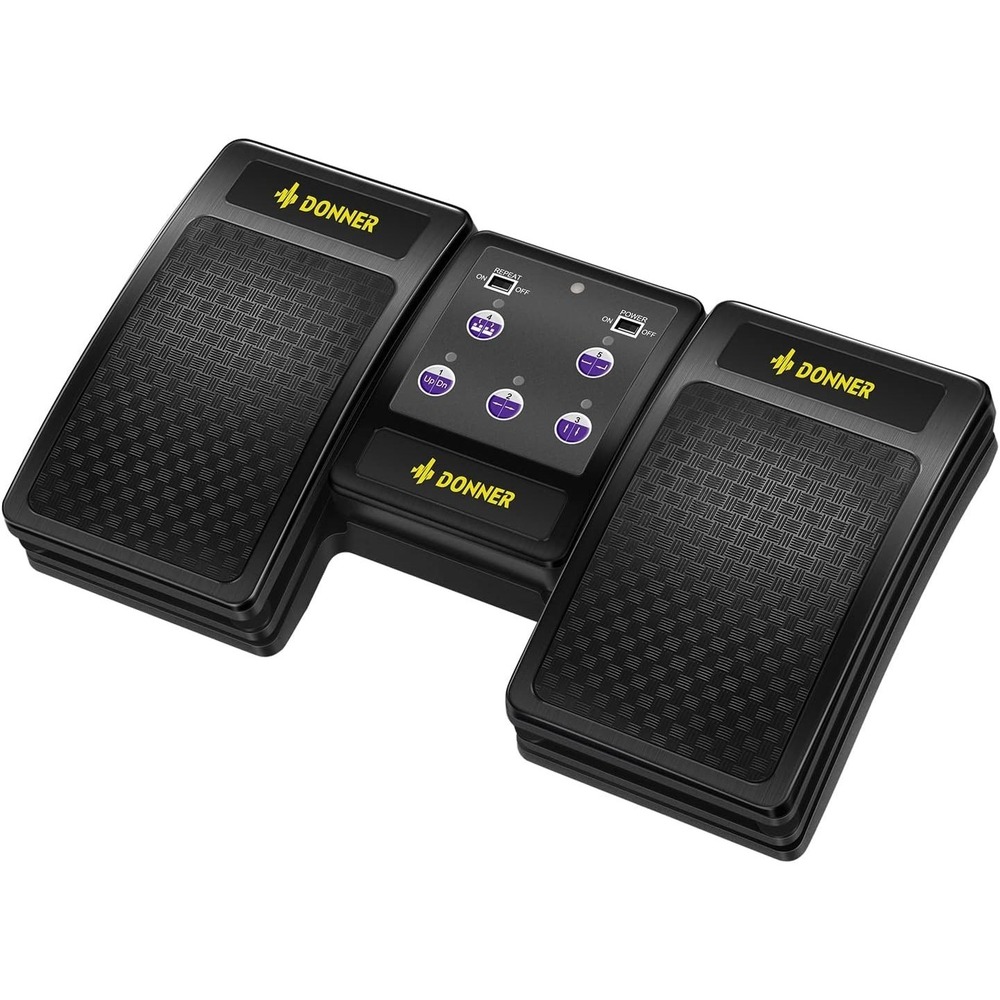Donner‎ Wireless Page Turner Foot Pedal Bluetooth iPad Tablet
